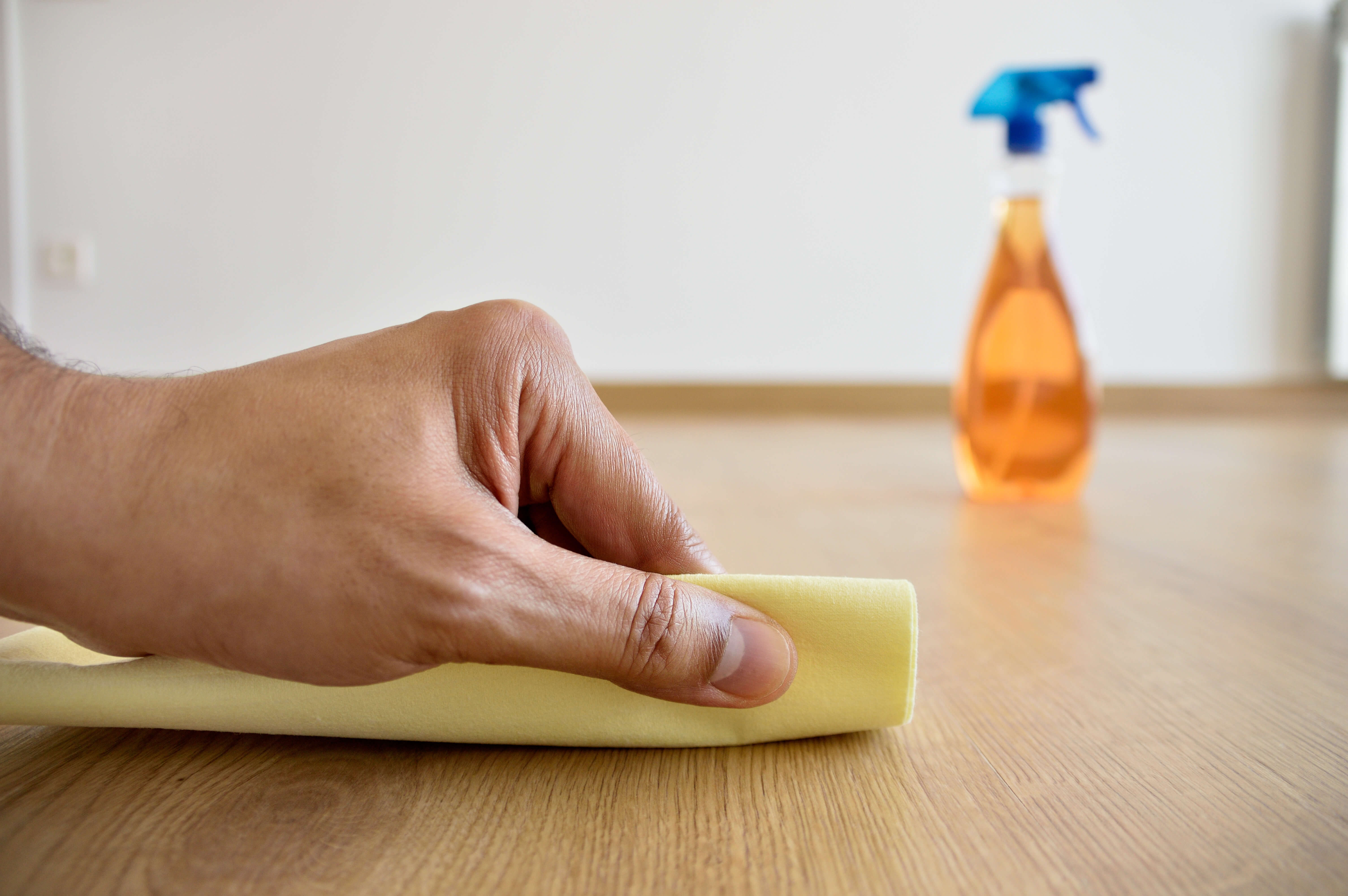 6. Wipe down with methylated spirit