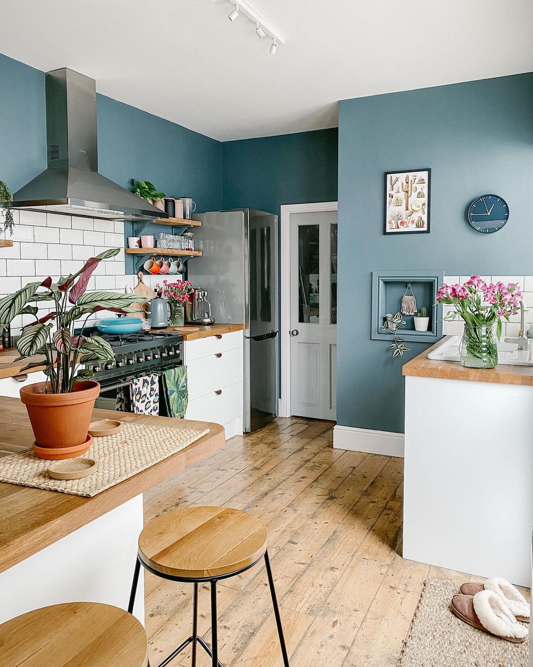 Blue Grey Kitchens