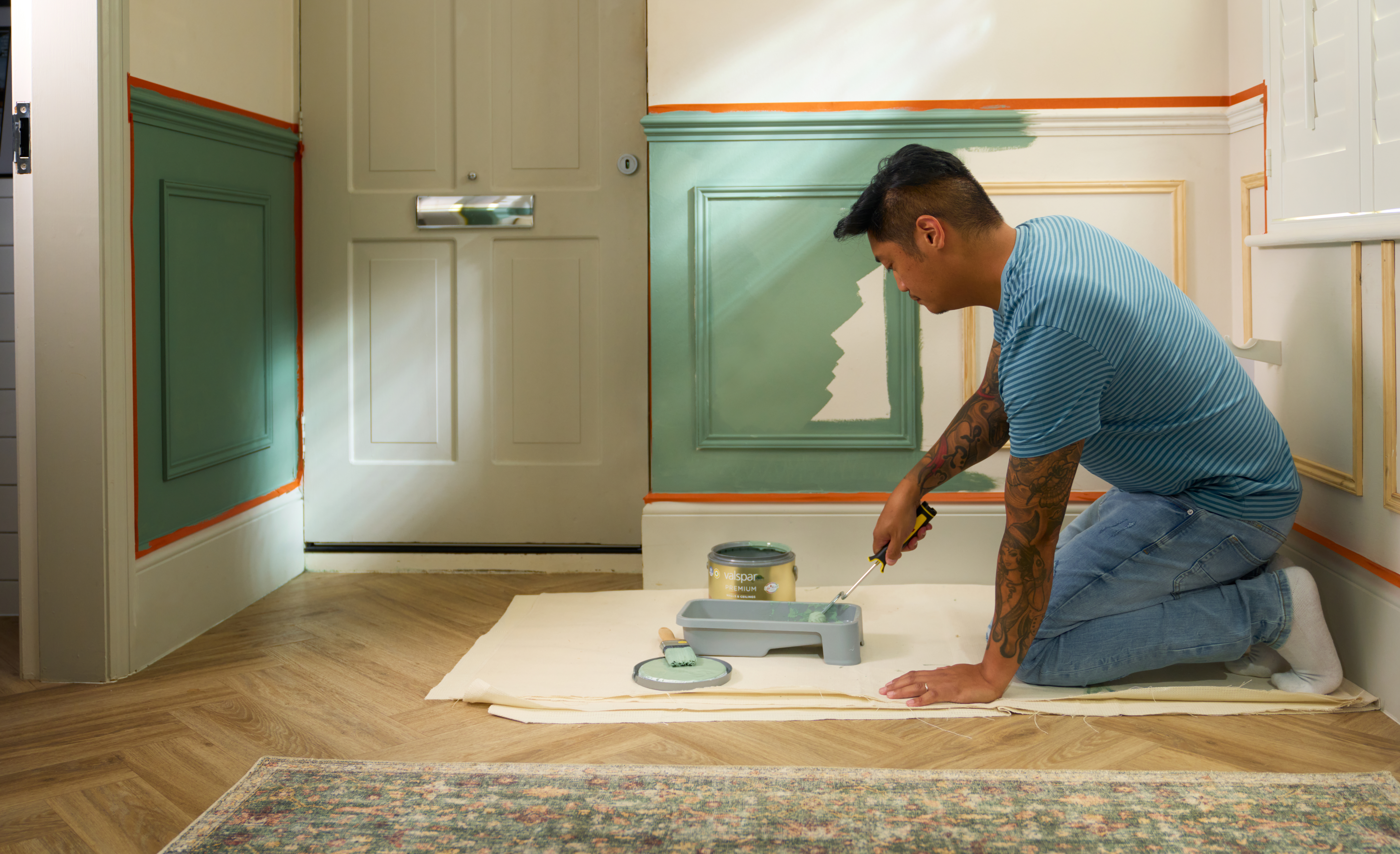 How to paint interior wood and metal