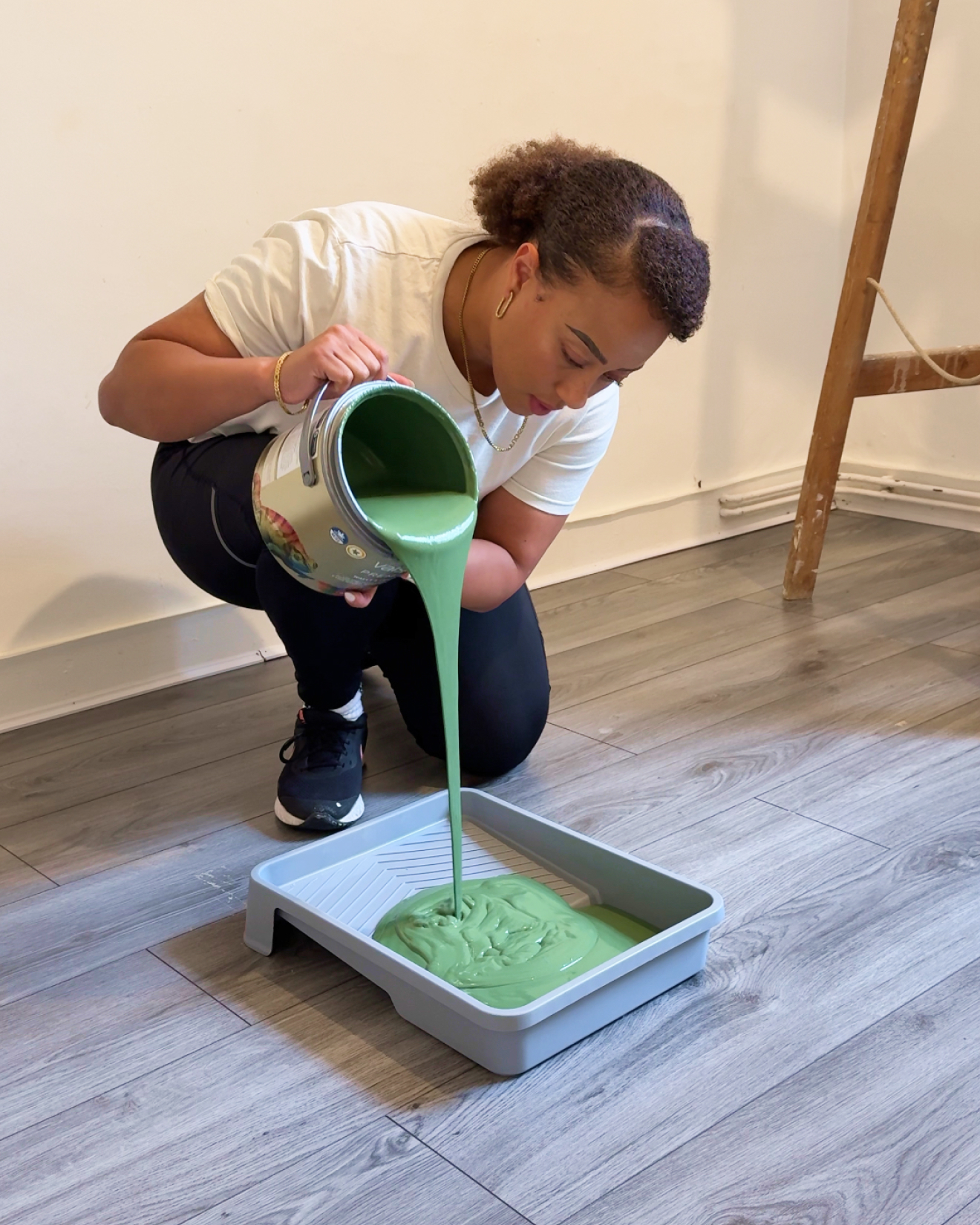 “I used Valspar for my office to give it some life! I wanted somewhere inspiring to work. That would make me focus but also be a calming environment” 