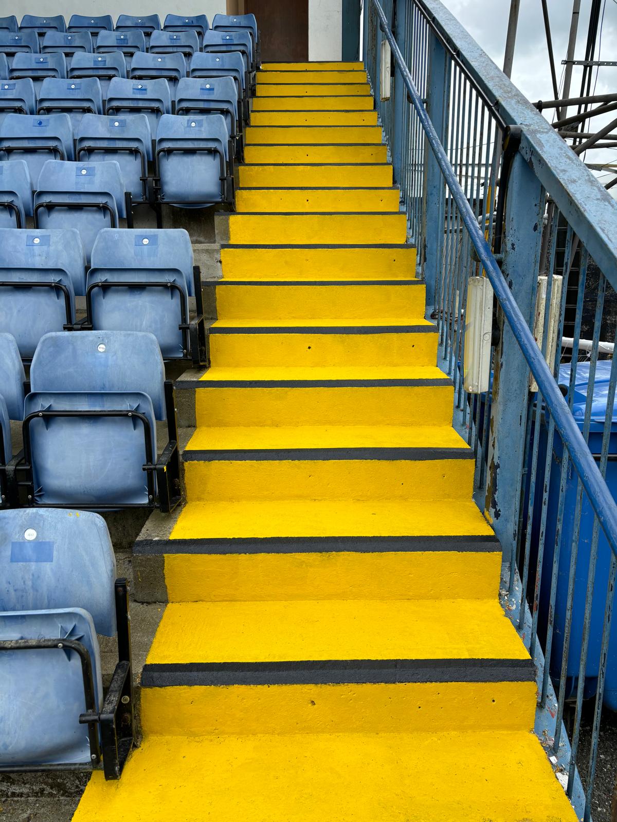 Valspar Trade supports Torquay United with paint up Plainmoor project