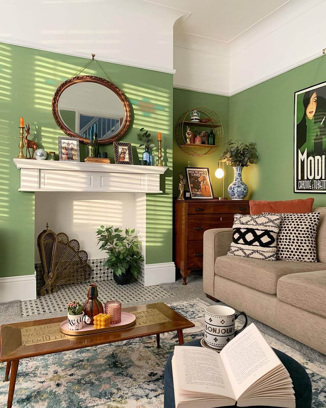 Green Living Room Ideas