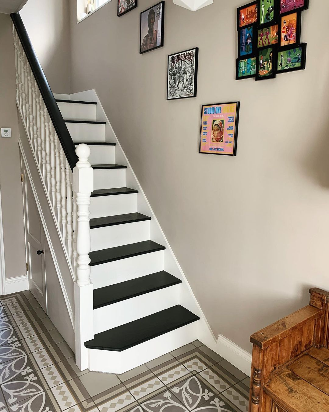Monochrome stairs